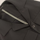 KAZUYUKI KUMAGAI ATTACHMENT ソリビアツイルワークジャケット 定価33000円 ジャケット ブラック メンズ アタッチメントカズユキクマガイ【中古】5-1025M∞