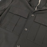 KAZUYUKI KUMAGAI ATTACHMENT ソリビアツイルワークジャケット 定価33000円 ジャケット ブラック メンズ アタッチメントカズユキクマガイ【中古】5-1025M∞