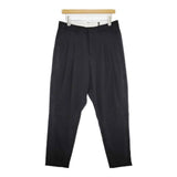 KAZUYUKI KUMAGAI ATTACHMENT EX.ソリビアツイル2タックワイドテーパードジョッパーズパンツ 定価25300円 パンツ ブラック メンズ アタッチメントカズユキクマガイ【中古】5-1025G∞