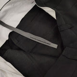 KAZUYUKI KUMAGAI ATTACHMENT EX.ソリビアツイル2タックワイドテーパードジョッパーズパンツ 定価25300円 パンツ ブラック メンズ アタッチメントカズユキクマガイ【中古】5-1025G∞