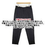 KAZUYUKI KUMAGAI ATTACHMENT EX.ソリビアツイル2タックワイドテーパードジョッパーズパンツ 定価25300円 パンツ ブラック メンズ アタッチメントカズユキクマガイ【中古】5-1025G∞