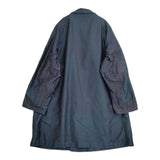 OUTIL オーバーサイズコート サイズ4 染め加工 トレンチコート ネイビー メンズ ウティ【中古】5-1103T♪