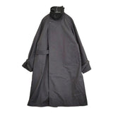 blurhms Gabardine Double Belt Trench Coat サイズ3 定価107800円 BHS22F001 トレンチコート Cグレー メンズ ブラームス【中古】5-1103T♪