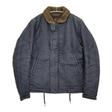 markaware N-1 DECK JACKET サイズ2 デッキジャケット A11C-10BL01C U.S.NAVY ブルゾン ネイビー メンズ マーカウェア【中古】5-1103T♪