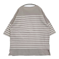 ORCIVAL フランス製 サイズ6 ボーダー 半袖Ｔシャツ カットソー グレー ホワイト メンズ オーシバル/オーチバル【中古】5-0713S♪