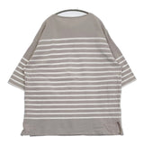ORCIVAL フランス製 サイズ6 ボーダー 半袖Ｔシャツ カットソー グレー ホワイト メンズ オーシバル/オーチバル【中古】5-0713S♪