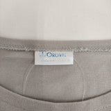 ORCIVAL フランス製 サイズ6 ボーダー 半袖Ｔシャツ カットソー グレー ホワイト メンズ オーシバル/オーチバル【中古】5-0713S♪