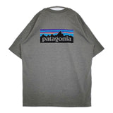 patagonia P-6 ロゴレスポンシビリティー 38504FA20 サイズXL プリント 半袖Ｔシャツ カットソー グレー メンズ パタゴニア【中古】5-0713S♪