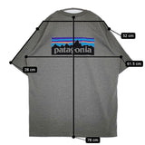 patagonia P-6 ロゴレスポンシビリティー 38504FA20 サイズXL プリント 半袖Ｔシャツ カットソー グレー メンズ パタゴニア【中古】5-0713S♪