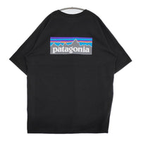 patagonia P-6ロゴポケットレスポンシビリティー サイズXL 38512 半袖Ｔシャツ カットソー ブラック メンズ パタゴニア【中古】5-0713S♪