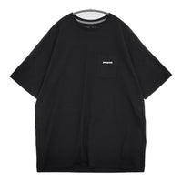 patagonia P-6ロゴポケットレスポンシビリティー サイズXL 38512 半袖Ｔシャツ カットソー ブラック メンズ パタゴニア【中古】5-0713S♪