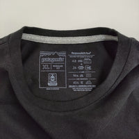 patagonia P-6ロゴポケットレスポンシビリティー サイズXL 38512 半袖Ｔシャツ カットソー ブラック メンズ パタゴニア【中古】5-0713S♪