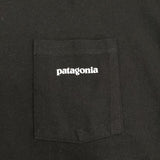 patagonia P-6ロゴポケットレスポンシビリティー サイズXL 38512 半袖Ｔシャツ カットソー ブラック メンズ パタゴニア【中古】5-0713S♪