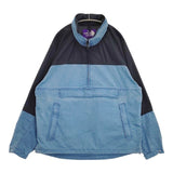 THE NORTH FACE PURPLE LABEL NP2008N indigo Mountain WIND Pullover インディゴ染め ジャケット ブルー メンズ ザノースフェイスパープルレーベル【中古】5-1025M∞