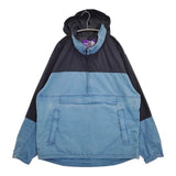 THE NORTH FACE PURPLE LABEL NP2008N indigo Mountain WIND Pullover インディゴ染め ジャケット ブルー メンズ ザノースフェイスパープルレーベル【中古】5-1025M∞