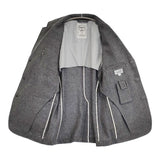 ASHWORTH アシュワース ゴルフウェア サイズL ウール テーラードジャケット グレー メンズ【中古】5-1103T♪