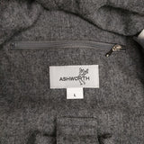 ASHWORTH アシュワース ゴルフウェア サイズL ウール テーラードジャケット グレー メンズ【中古】5-1103T♪