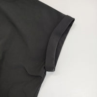 BEAMS HEART 裾プリーツ半袖SH2S 半袖シャツ ブラック レディース ビームスハート【中古】5-0708S♪