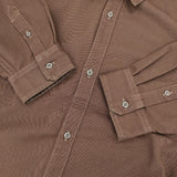 Carhartt WIP L/S Module Script Shirt モジュールスクリプトシャツ 長袖シャツ ブラウン メンズ カーハート【中古】5-1025M∞