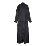 COMOLI シルクネップオールインワン 定価96800円 サイズ1 Z01-01012 オールインワン ツナギ 24SS ブラック メンズ コモリ【中古】5-0628M♪