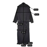 COMOLI シルクネップオールインワン 定価96800円 サイズ1 Z01-01012 オールインワン ツナギ 24SS ブラック メンズ コモリ【中古】5-0628M♪