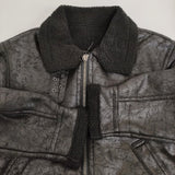 JOURNAL STANDARD フェイクムートン B3 定価31900円 サイズL ジャケット 24AW ブラック メンズ ジャーナルスタンダード【中古】5-1026A♪