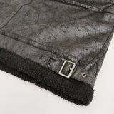 JOURNAL STANDARD フェイクムートン B3 定価31900円 サイズL ジャケット 24AW ブラック メンズ ジャーナルスタンダード【中古】5-1026A♪