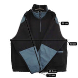 ROIAL リラックスサイジングボアフリーススタンドハーフZIPブルゾン サイズXL 定価17380円 ブルゾン ブラック メンズ ロイアル【中古】5-1103T♪