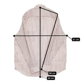 BEAUTY&YOUTH UNITED ARROWS HI―LINE SPOERRY GIZA レギュラー シャツ 定価17930円 長袖シャツ ピンク メンズ ビューティアンドユース【中古】5-1119M∞