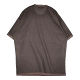 COMME des GARCONS HOMME 綿エステル天竺ダブルフェイス 定価28600円 AD2023 Tシャツ 24SS ブラウン メンズ コムデギャルソンオム【中古】5-0628S♪