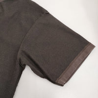 COMME des GARCONS HOMME 綿エステル天竺ダブルフェイス 定価28600円 AD2023 Tシャツ 24SS ブラウン メンズ コムデギャルソンオム【中古】5-0628S♪