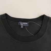 COMME des GARCONS HOMME 綿度詰天竺×他素材MIX パッチワーク AD2023 半袖Ｔシャツ 24SS ブラック メンズ コムデギャルソンオム【中古】5-0628S♪