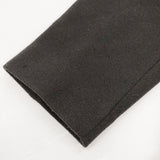 MONKEY TIME リバーメルトンセミダブルロングコート M スーパー120'sウール 定価57860円 23AW ブラック メンズ モンキータイム【中古】5-1103A