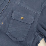 Johnbull ジップアップブルゾン 製品染め ジャケット ネイビー メンズ ジョンブル【中古】5-1119M∞