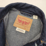 Levi's TYPE 1 TRUCKER JACKET PREMIUM Gジャン デニムジャケット ネイビー メンズ リーバイス【中古】5-1119M∞
