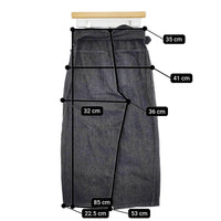 COMOLI ベルテッドパンツ V01-03001 サイズ1 デニムパンツ ブラック メンズ コモリ【中古】5-0710G♪