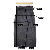 COMOLI ベルテッドパンツ V01-03001 サイズ1 デニムパンツ ブラック メンズ コモリ【中古】5-0710G♪