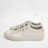 COMMON PROJECTS ORIGINAL ACHILLES LOW TOFU レザー 革 サイズ43 スニーカー グレージュ メンズ コモンプロジェクツ【中古】5-1225G◎