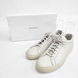 COMMON PROJECTS ORIGINAL ACHILLES LOW TOFU レザー 革 サイズ43 スニーカー グレージュ メンズ コモンプロジェクツ【中古】5-1225G◎