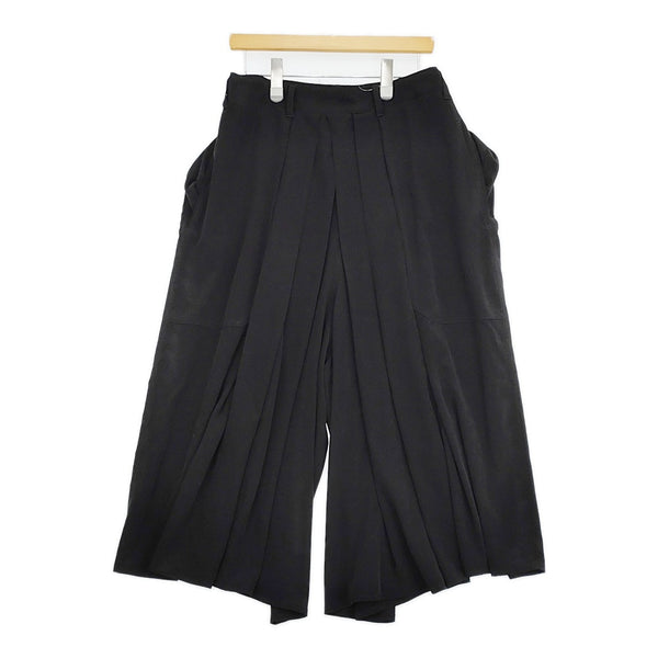 Yohji Yamamoto POUR HOMME 未使用 ハカマパンツ2 TAタキシード 定価96800円 25SS ブラック メンズ ヨウジヤマモトプールオム【中古】5-0710G♪