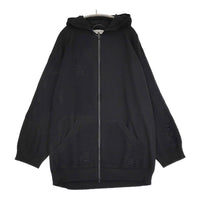 Yohji Yamamoto POUR HOMME ダメージ加工 ニットパーカー HS-K81-987 パーカー 24SS ブラック メンズ ヨウジヤマモトプールオム【中古】5-0710M♪