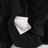 Yohji Yamamoto POUR HOMME ダメージ加工 ニットパーカー HS-K81-987 パーカー 24SS ブラック メンズ ヨウジヤマモトプールオム【中古】5-0710M♪