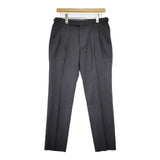 MOVER GARMENTS ムーバーガーメンツ CORDURA 2tuck Regular Model 2タック テーパード スラックス パンツ チャコールグレー メンズ【中古】5-1120T∞