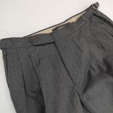 MOVER GARMENTS ムーバーガーメンツ CORDURA 2tuck Regular Model 2タック テーパード スラックス パンツ チャコールグレー メンズ【中古】5-1120T∞