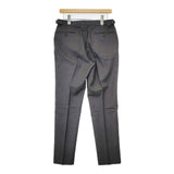 MOVER GARMENTS 2tuck Regular Model 2タック テーパード スラックス パンツ チャコールグレー メンズ ムーバーガーメンツ【中古】5-1120T∞