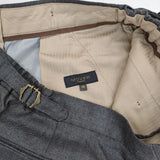 MOVER GARMENTS 2tuck Regular Model 2タック テーパード スラックス パンツ チャコールグレー メンズ ムーバーガーメンツ【中古】5-1120T∞