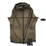 ARC'TERYX ZETA SL JACKET ゼータSLジャケット アメアスポーツジャパン M マウンテンパーカー カーキ メンズ アークテリクス【中古】5-1014M♪