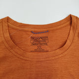 patagonia メンズロングスリーブキャプリーンクールデイリーグラフィックシャツ（ランズ） 24AW オレンジ メンズ パタゴニア【中古】5-1014M♪
