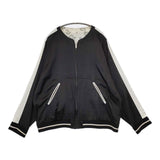 NEON SIGN Collarless Psycho Souvenir Jacket 定価58000円 スカジャン リバーシブル ブルゾン ブラック メンズ ネオンサイン【中古】5-1120T∞