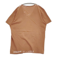 MARTIN MARGIELA 初期 エイズT オリゾンティ 333-37250 Vネック 半袖Ｔシャツ カットソー オレンジ メンズ マルタンマルジェラ【中古】5-0806S♪